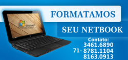 Formatação de Notebook e Netbook em Salvador