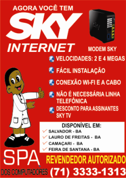 Internet Banda Larga com Wi Fi em Bairro do Natal Camaçari BA