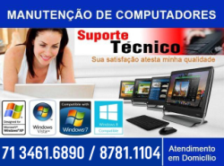 Formatação Notebook Windows 7 em Salvador Ba a Domicilio