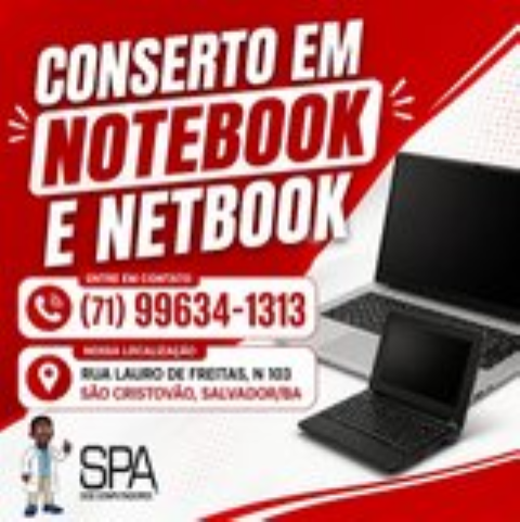 Conserto de Notebook e Netbook Proximo a Cajazeiras